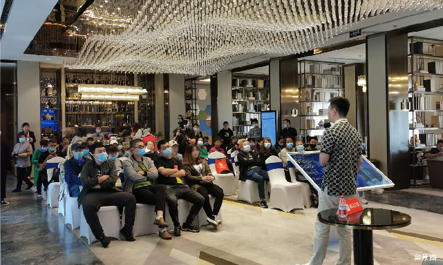 金輝地產(chǎn)項目金輝江山云著售樓處活動現(xiàn)場